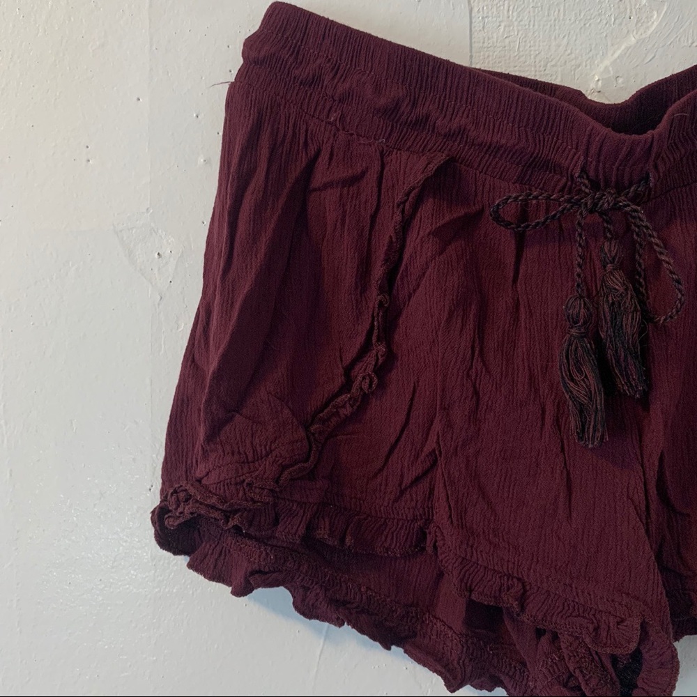 maroon shorts - Picture 2 of 3